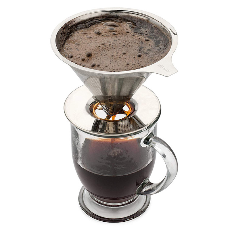 Tảo thép, khoan, đổ một màu lên bộ lọc cà phê đứng